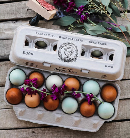 Henlay Blank Stamping Egg Cartons - 25, 90, or 250 - Tampa Home & Garden Store