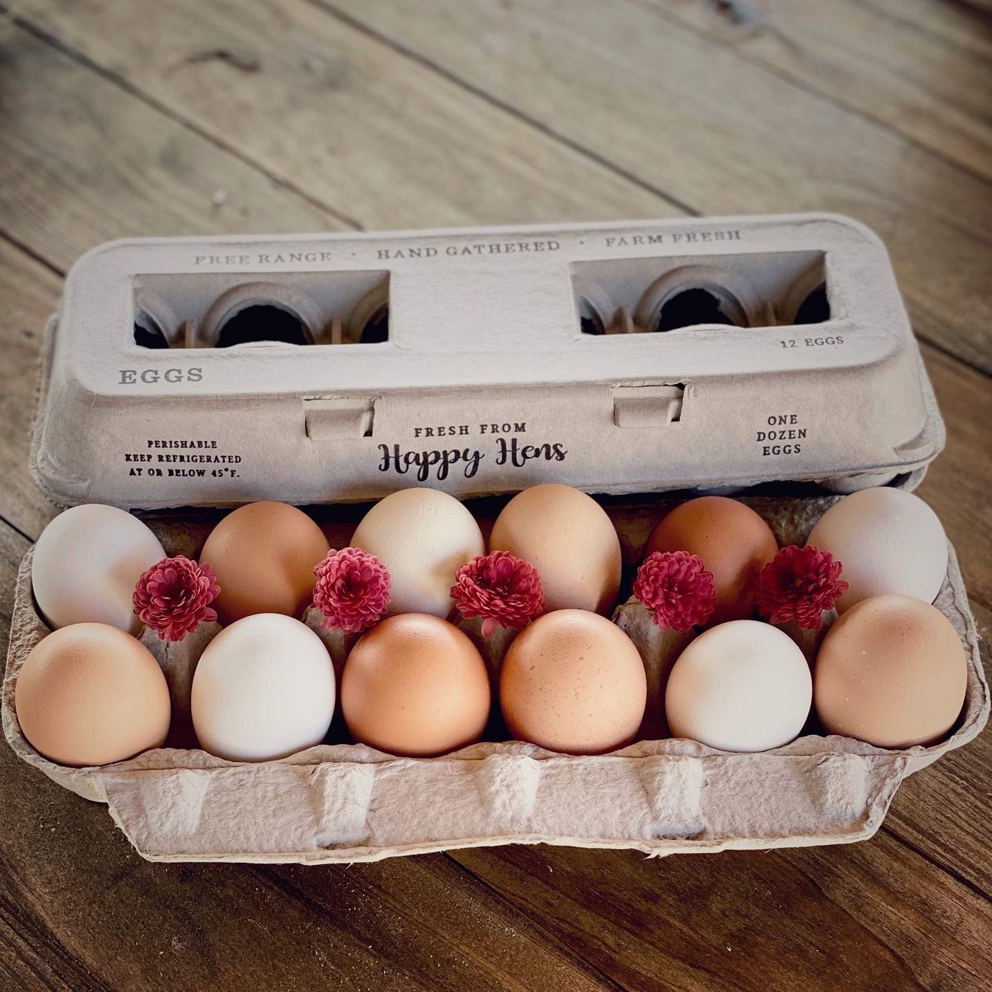 Henlay Blank Stamping Egg Cartons - 25, 90, or 250 - Tampa Home & Garden Store