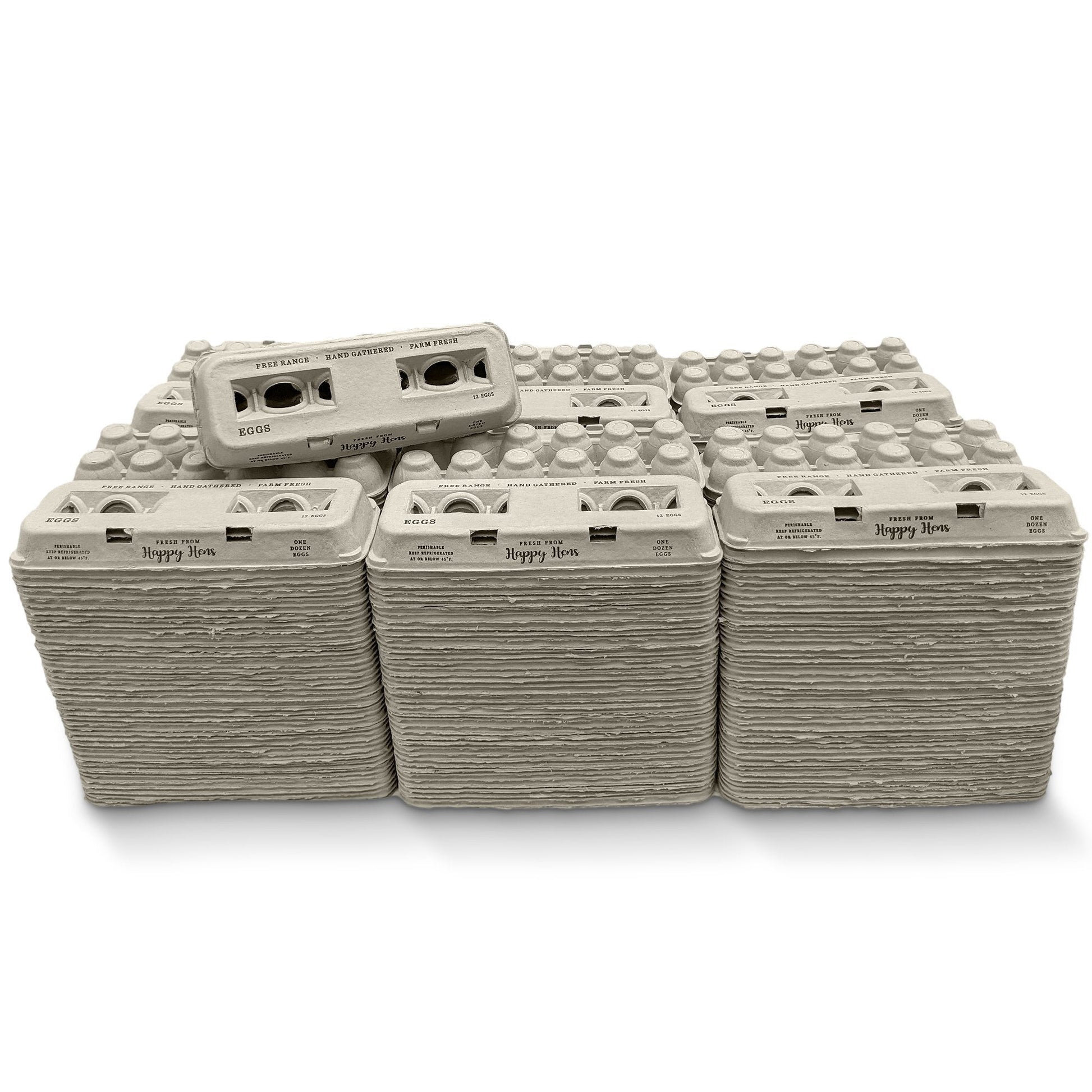 Henlay Blank Stamping Egg Cartons - 25, 90, or 250 - Tampa Home & Garden Store