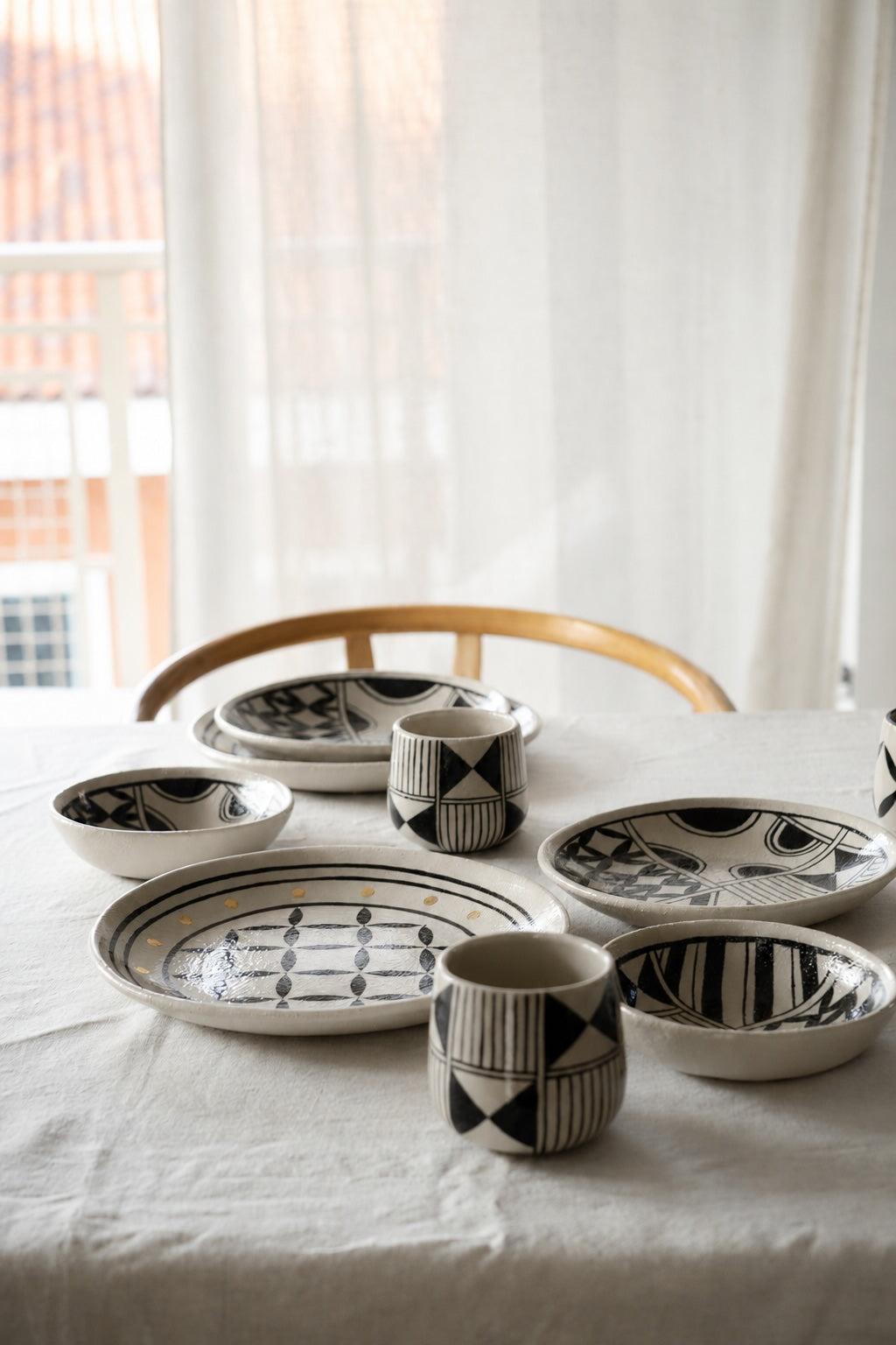 Hand Painted Heritage Dinner Plate for Home