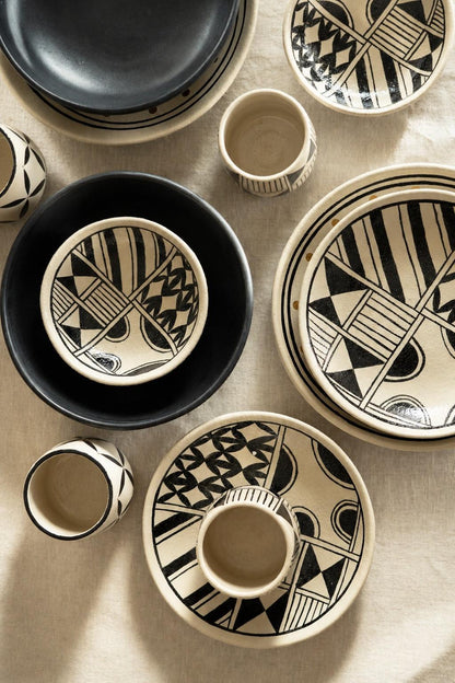 Hand Painted Stoneware Salad Plate and Heritage