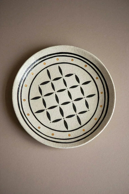 Hand Painted Heritage Dinner Plate for Home