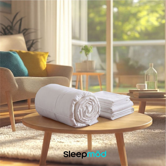Cooling Comforter Set – Temperature-Regulating Eucalyptus Silk Comforter & Pillow Shams - Tampa Home & Garden Store