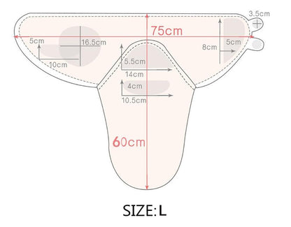 Stevvex baby swaddle sleepsack size L pink envelope wrap with 60 cm length and 75 cm width on Tampa Home & Garden Store