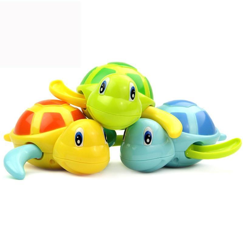 Stevvex bath toys set of five colorful turtle suction cup toys for bathtub play on Tampa Home & Garden Store
