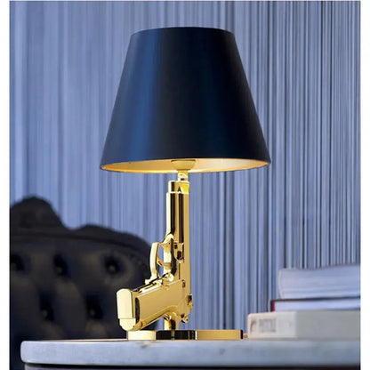 DecorBites Gold Ak47 Floor Lamp Resin Night Light