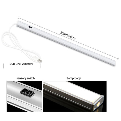 USB powered LED kitchen light by Stevvex with hand sweep sensor, 30/40/50 cm on Tampa Home & Garden Store