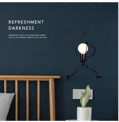 Industrial Pendant Light and Cartoon Fixture