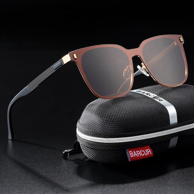 Stevvex polarized square sunglasses unisex with rose-gold frame and gray UV400 lenses on Tampa Home & Garden Store