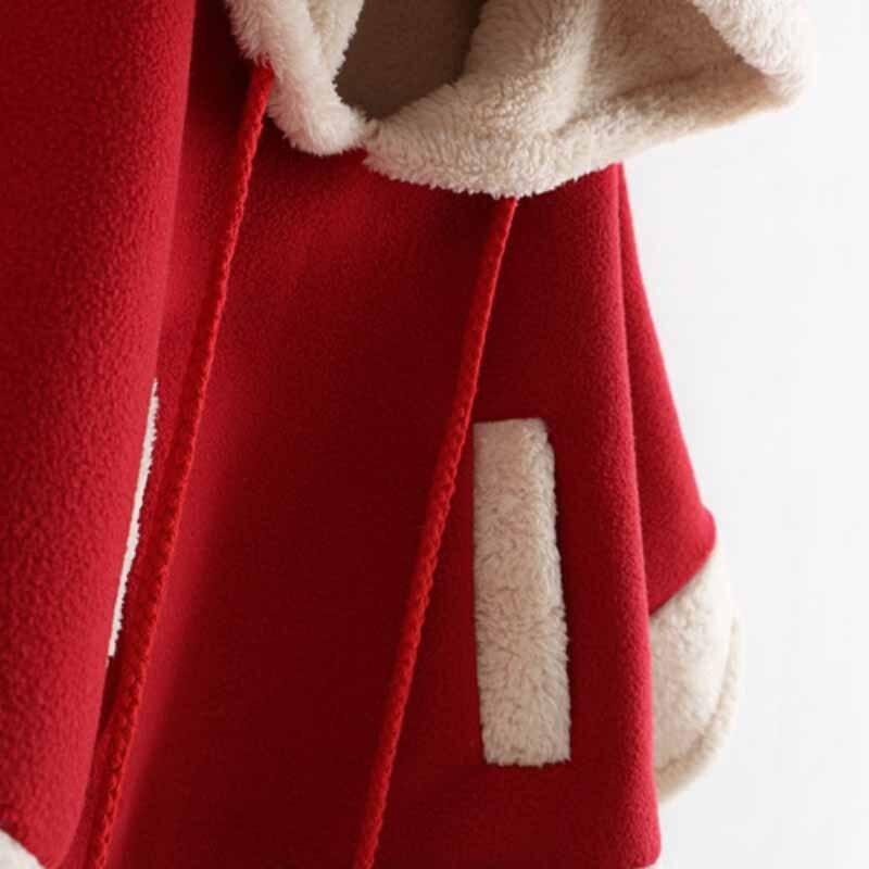 New Year baby hooded coat Stevvex red with beige sherpa trim and white pocket on Tampa Home & Garden Store