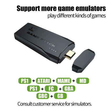 M8 Wireless Game Stick 64GB retro console by UpTrend Deals, black USB dongle with cap on Tampa Home & Garden Store