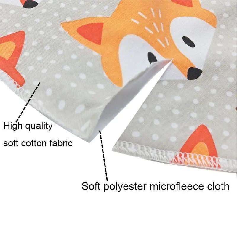 Baby Bandana Bibs Triangle Scarf Cotton for Kids