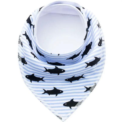 Baby Bandana Bibs Triangle Scarf Cotton for Kids