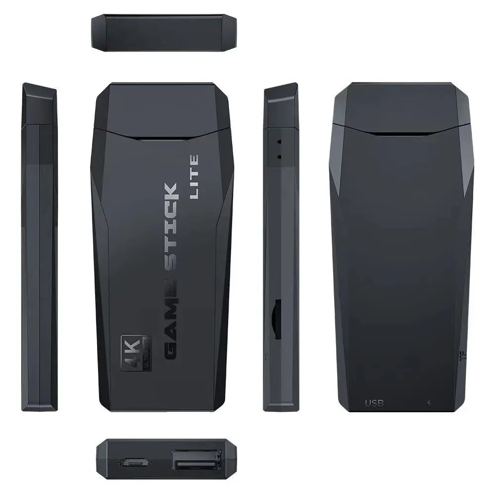M8 Wireless Game Stick – 64GB retro console with 10000 games, dark gray angular body on Tampa Home & Garden Store