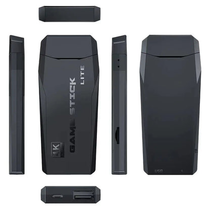 M8 Wireless Game Stick – 64GB retro console with 10000 games, dark gray angular body on Tampa Home & Garden Store