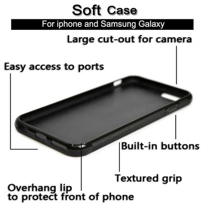 iPhone case Stevvex, black protective liquid silicone back cover with built-in buttons on Tampa Home & Garden Store
