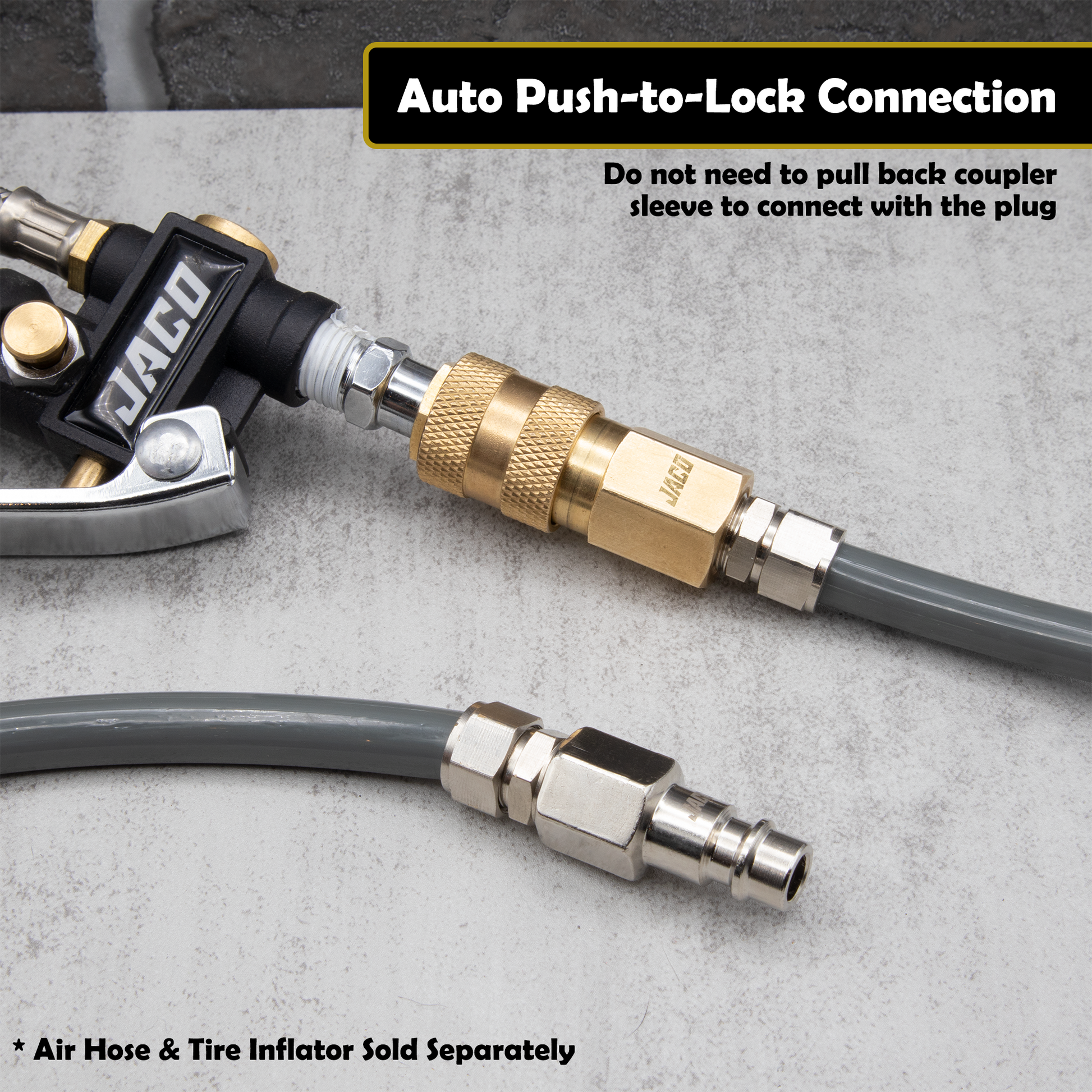 Hi-Flo Quick Connect Air Fittings | Plug & Coupler Kit - 1/4" NPT (Set of 12) - Tampa Home & Garden Store