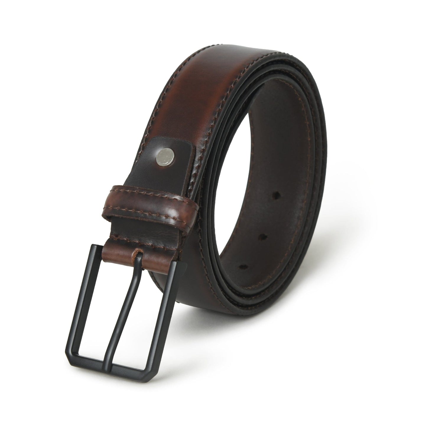 Hickory Brown Leather Belt - Tampa Home & Garden Store