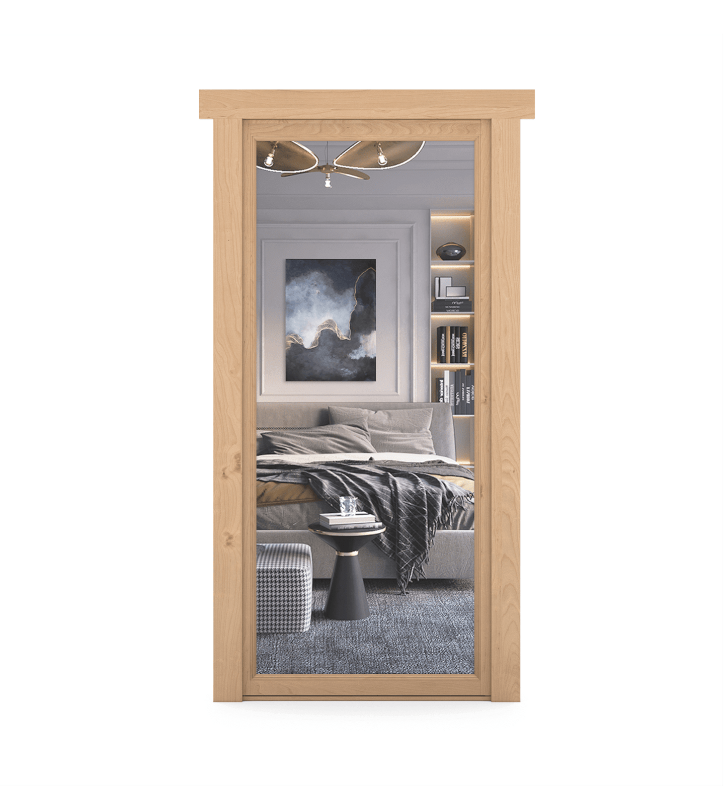 Hidden Alder Mirror Door - Tampa Home & Garden Store