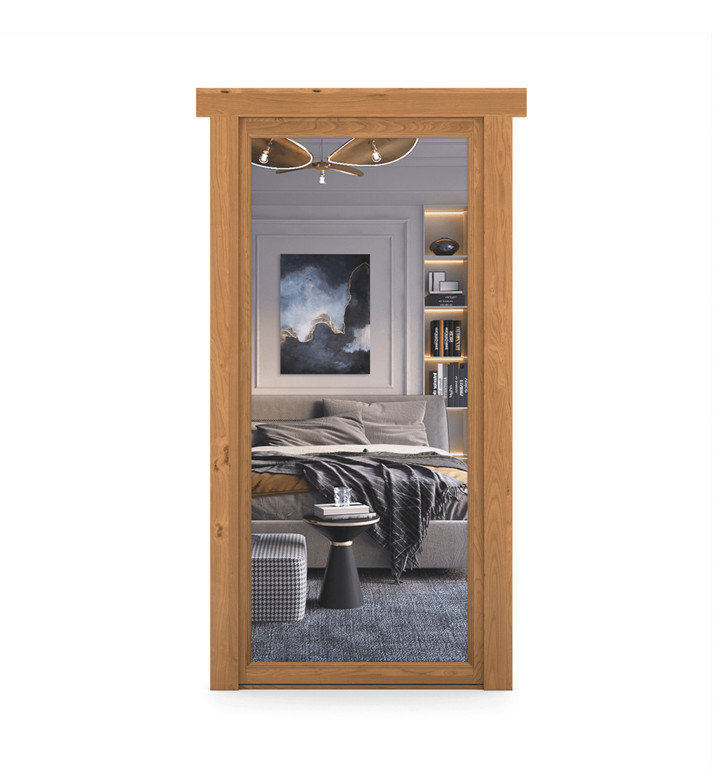Hidden Alder Mirror Door - Tampa Home & Garden Store
