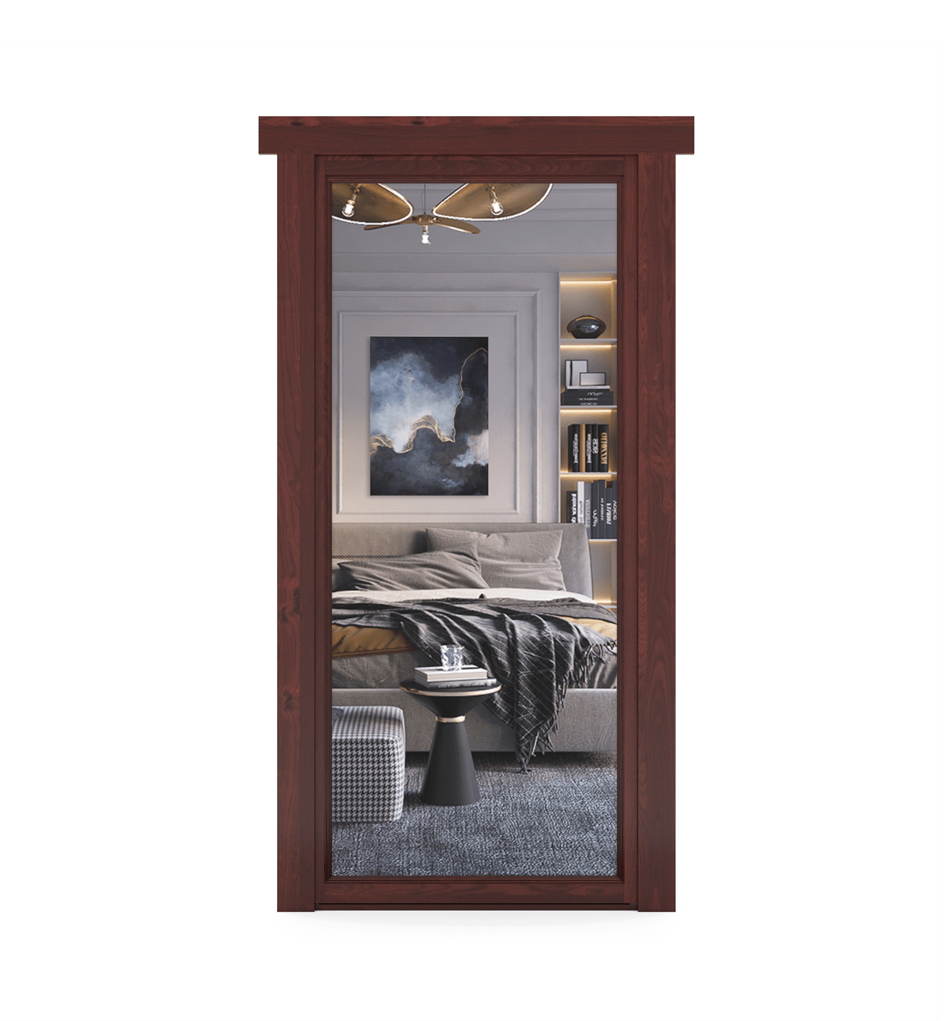 Hidden Alder Mirror Door - Tampa Home & Garden Store