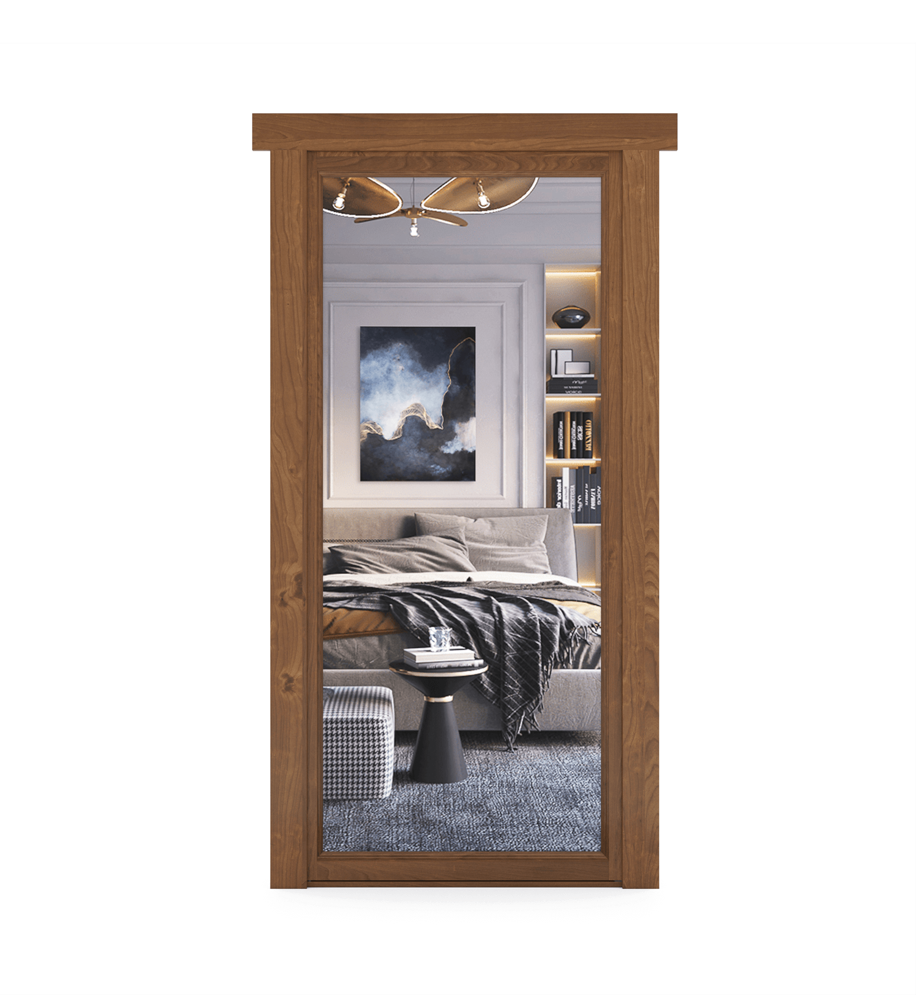 Hidden Alder Mirror Door - Tampa Home & Garden Store