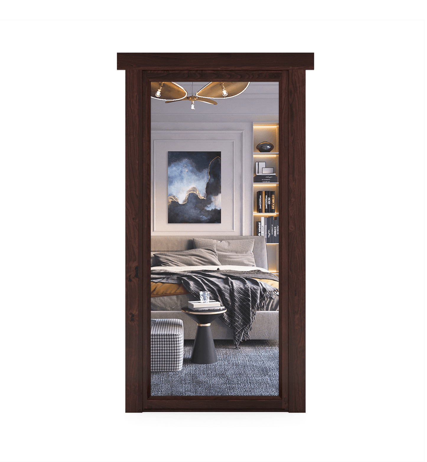 Hidden Alder Mirror Door - Tampa Home & Garden Store