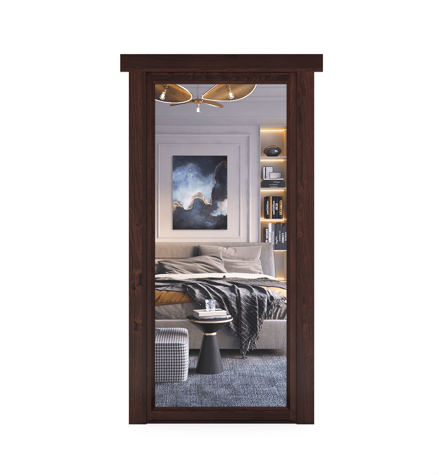 Hidden Alder Mirror Door - Tampa Home & Garden Store