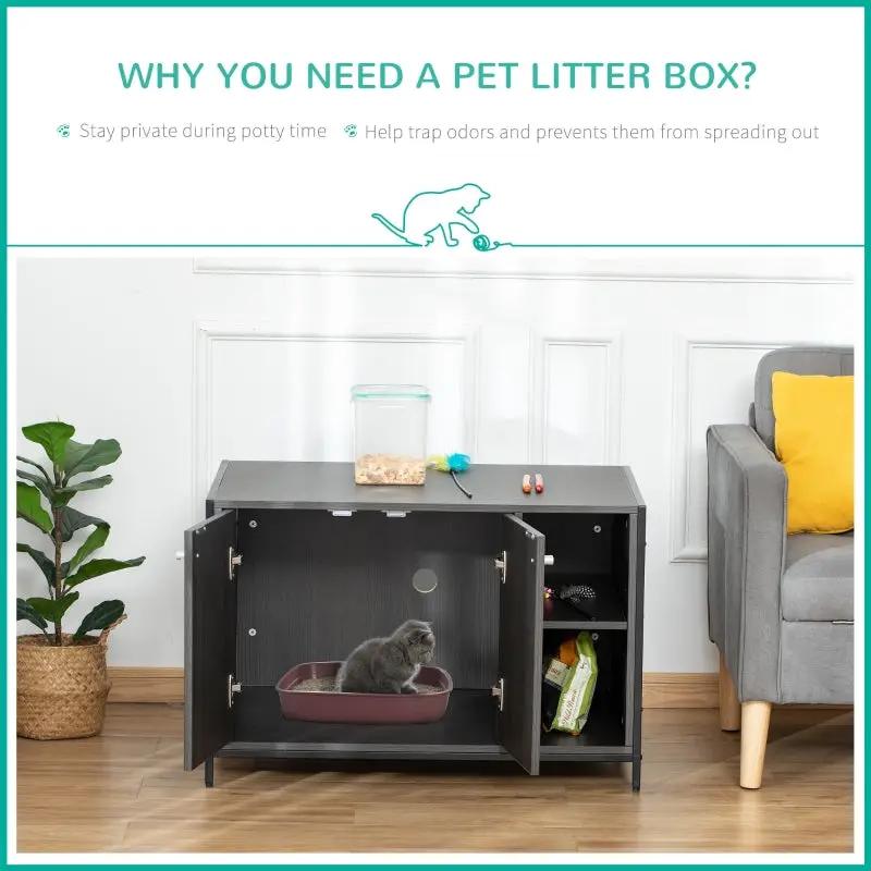 Hidden Cat Litter Box Enclosure - Tampa Home & Garden Store