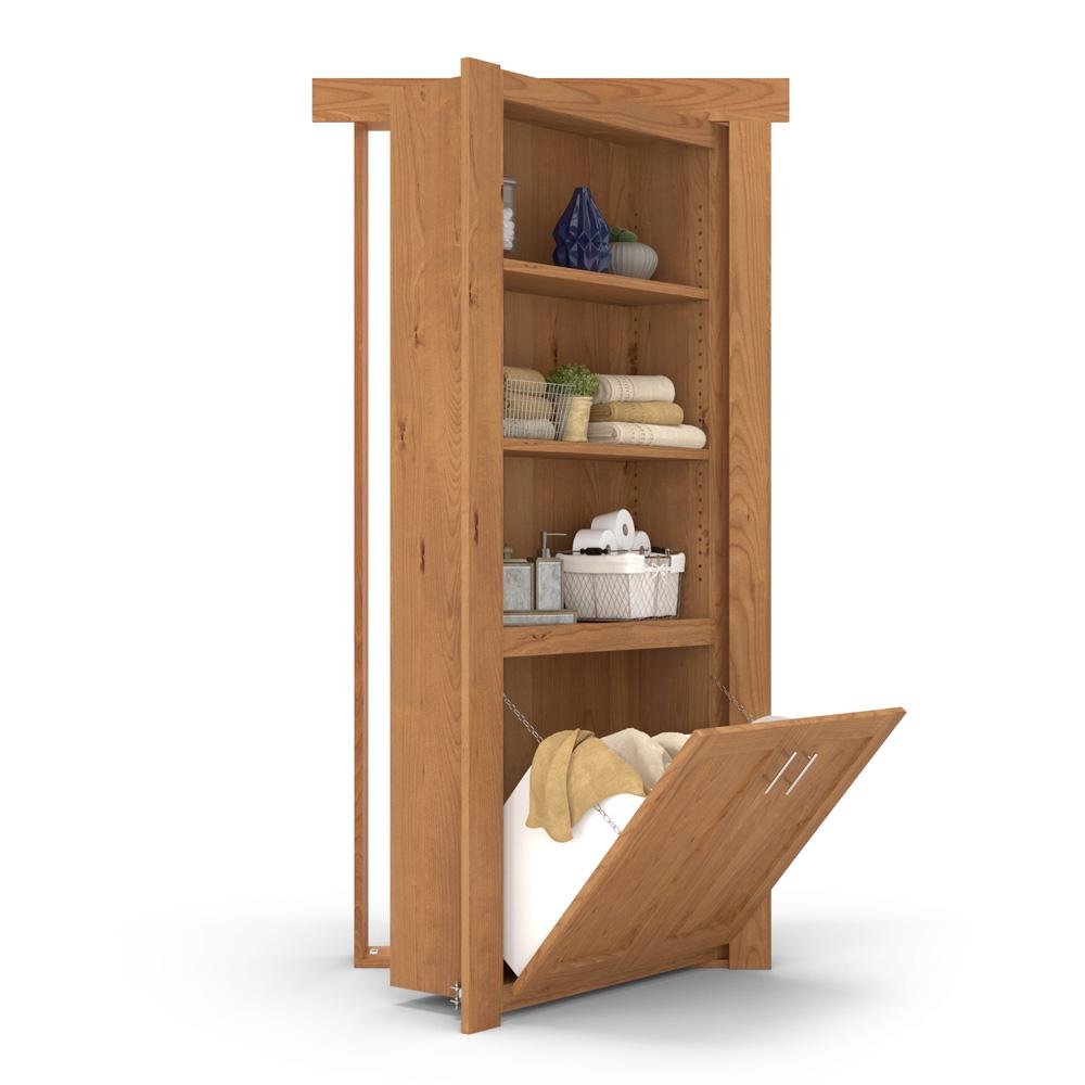 Hidden Flush Mount Knotty Alder Hamper Door - Tampa Home & Garden Store