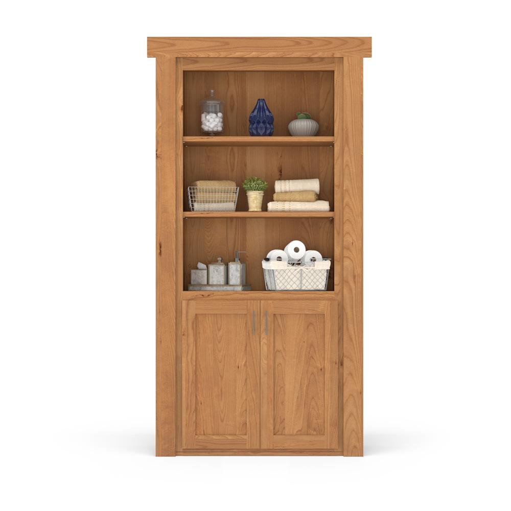 Hidden Flush Mount Knotty Alder Hamper Door - Tampa Home & Garden Store