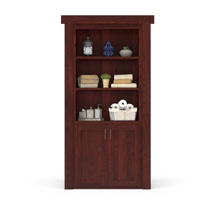 Hidden Flush Mount Knotty Alder Hamper Door - Tampa Home & Garden Store