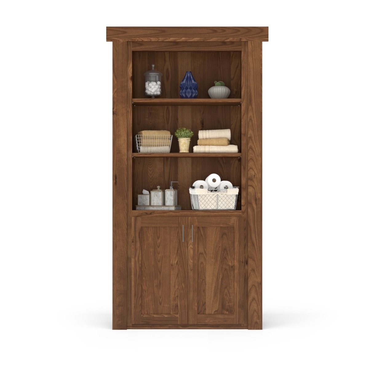 Hidden Flush Mount Knotty Alder Hamper Door - Tampa Home & Garden Store