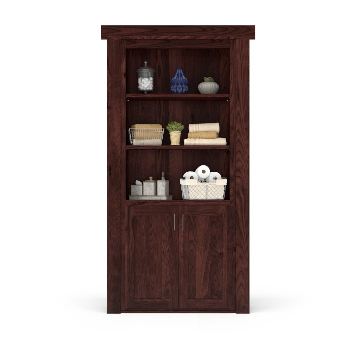 Hidden Flush Mount Knotty Alder Hamper Door - Tampa Home & Garden Store