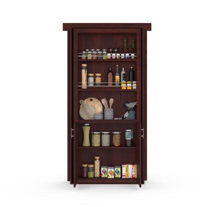 Hidden Flush Mount Knotty Alder Pantry Door - Tampa Home & Garden Store