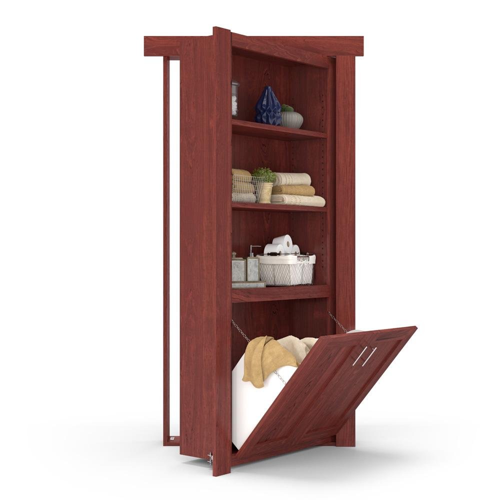 Hidden Flush Mount Maple Hamper Door - Tampa Home & Garden Store