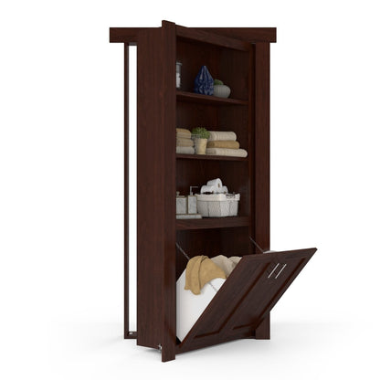 Hidden Flush Mount Maple Hamper Door - Tampa Home & Garden Store