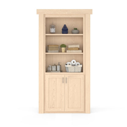 Hidden Flush Mount Maple Hamper Door - Tampa Home & Garden Store