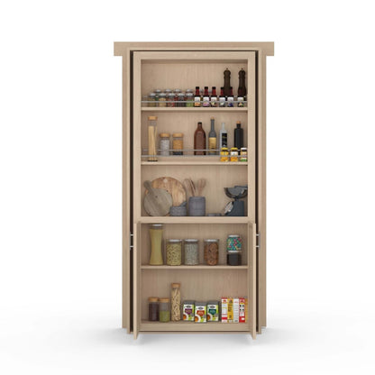 Hidden Flush Mount Maple Pantry Door - Tampa Home & Garden Store