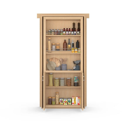 Hidden Flush Mount Maple Pantry Door - Tampa Home & Garden Store