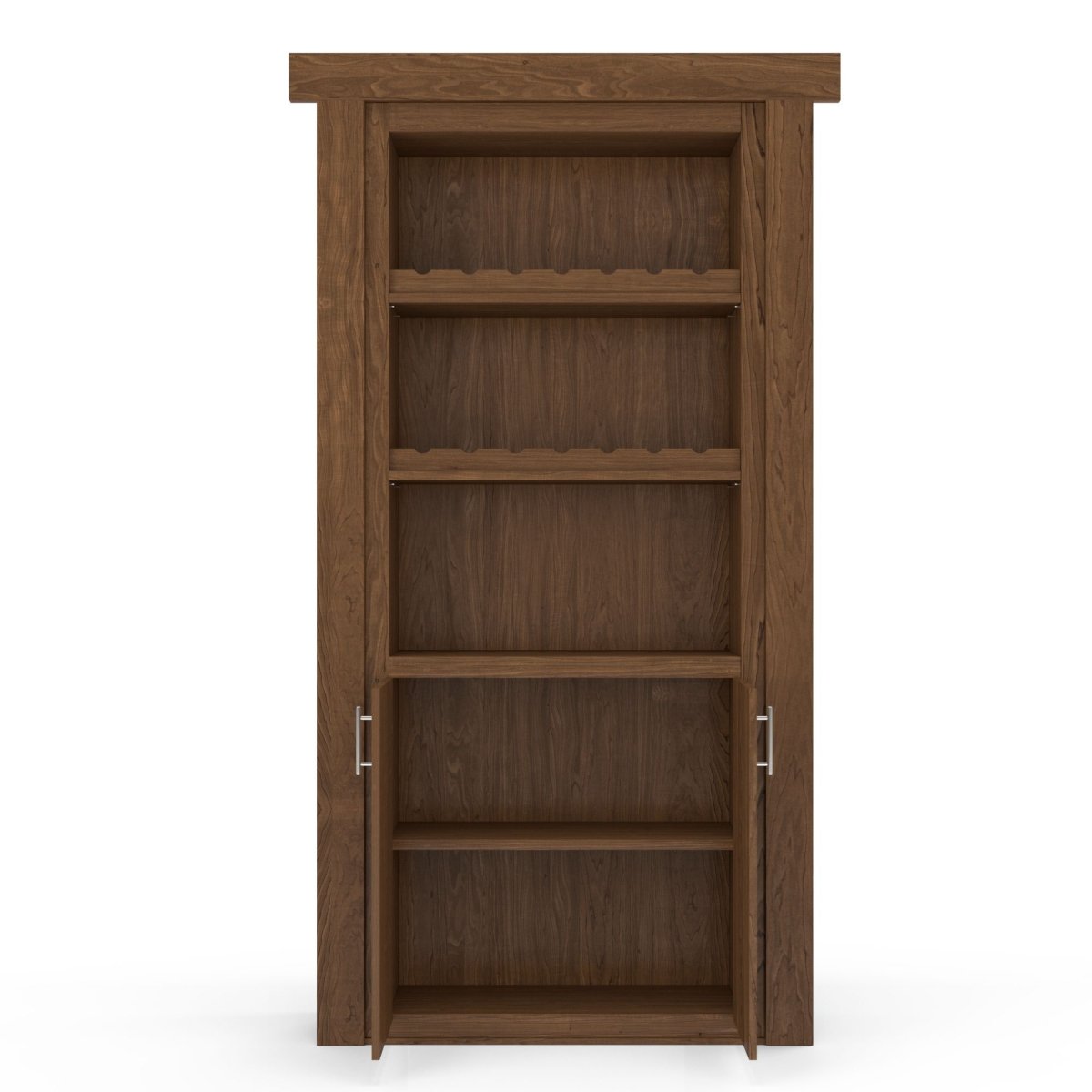 Hidden Flush Mount Maple Wine Rack Door - Tampa Home & Garden Store