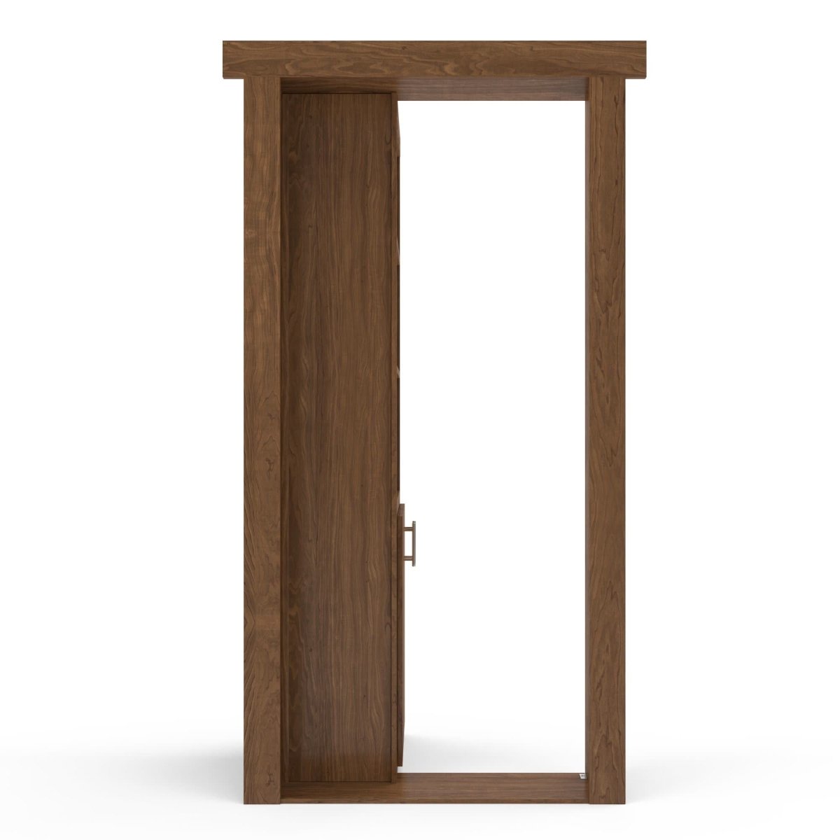 Hidden Flush Mount Maple Wine Rack Door - Tampa Home & Garden Store