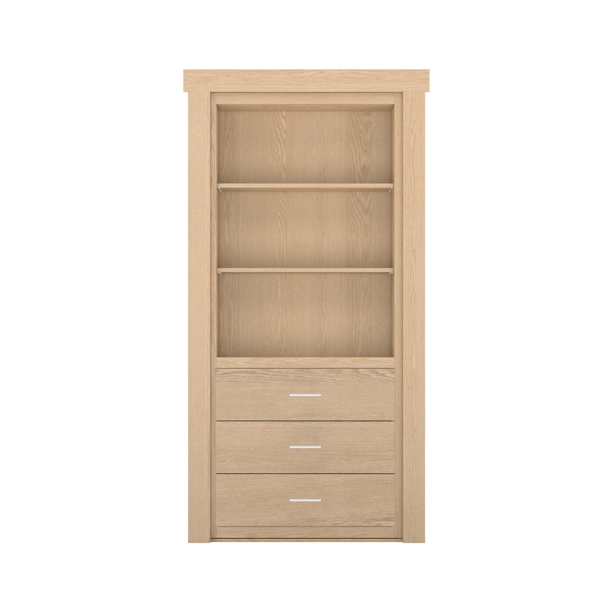Hidden Flush Mount Oak Dresser Door - Tampa Home & Garden Store