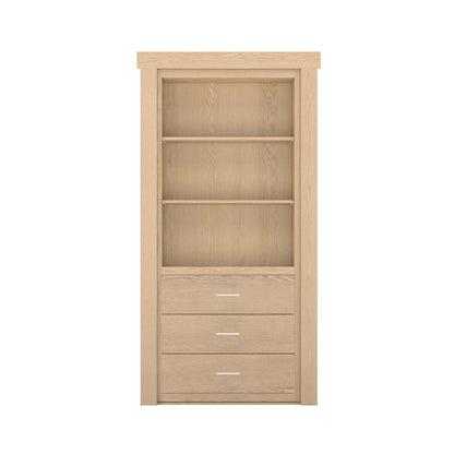 Hidden Flush Mount Oak Dresser Door - Tampa Home & Garden Store