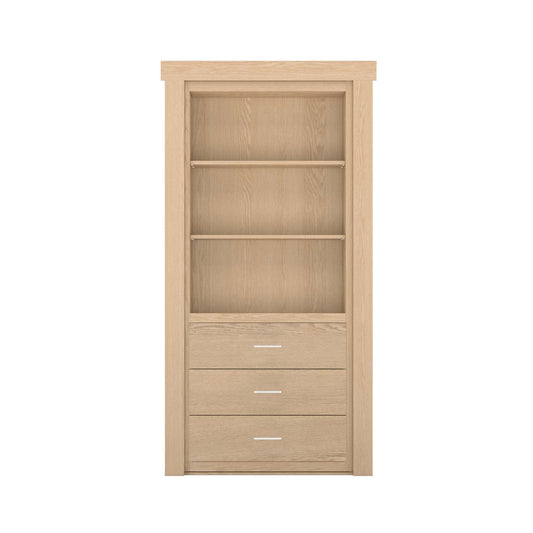 Hidden Flush Mount Oak Dresser Door - Tampa Home & Garden Store