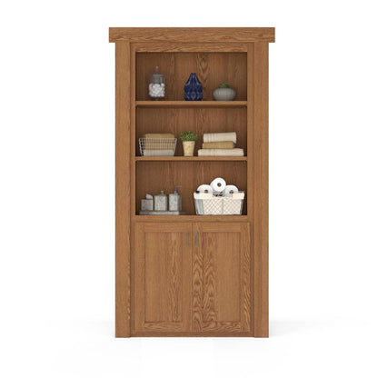 Hidden Flush Mount Oak Hamper Door - Tampa Home & Garden Store