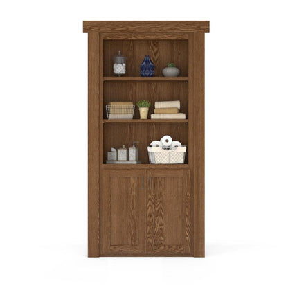Hidden Flush Mount Oak Hamper Door - Tampa Home & Garden Store