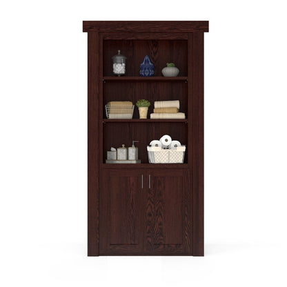 Hidden Flush Mount Oak Hamper Door - Tampa Home & Garden Store