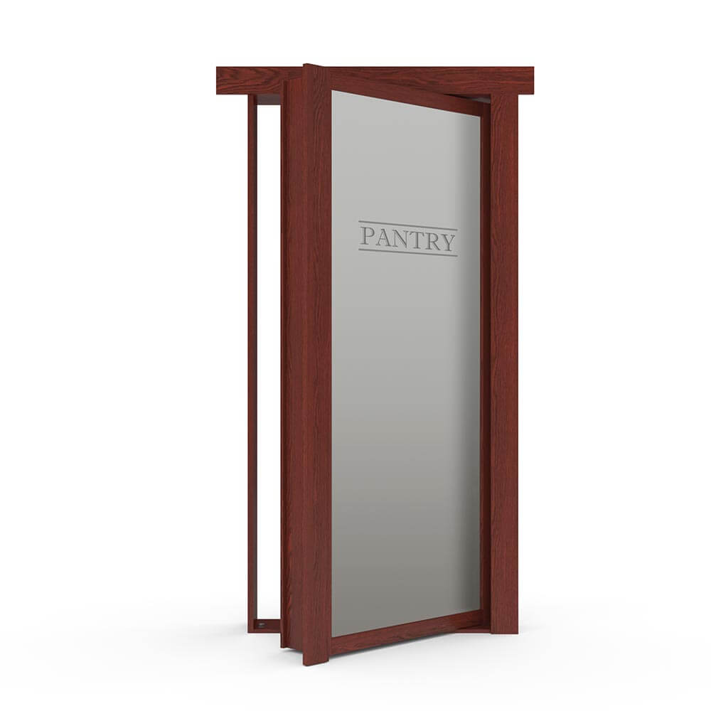 Hidden Flush Mount Oak Pantry Door - Tampa Home & Garden Store