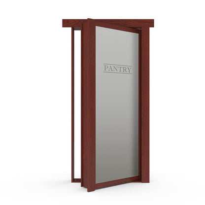 Hidden Flush Mount Oak Pantry Door - Tampa Home & Garden Store